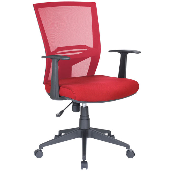 prezzo Task-Bürostuhl aus Tosini New Orleans Red Stoff und Mesh