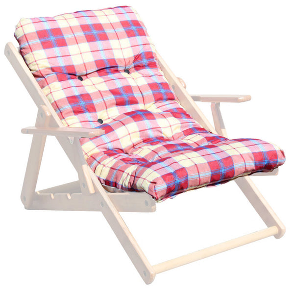 Relax Sesselkissen 56x16x110 h cm aus roter Baumwolle sconto