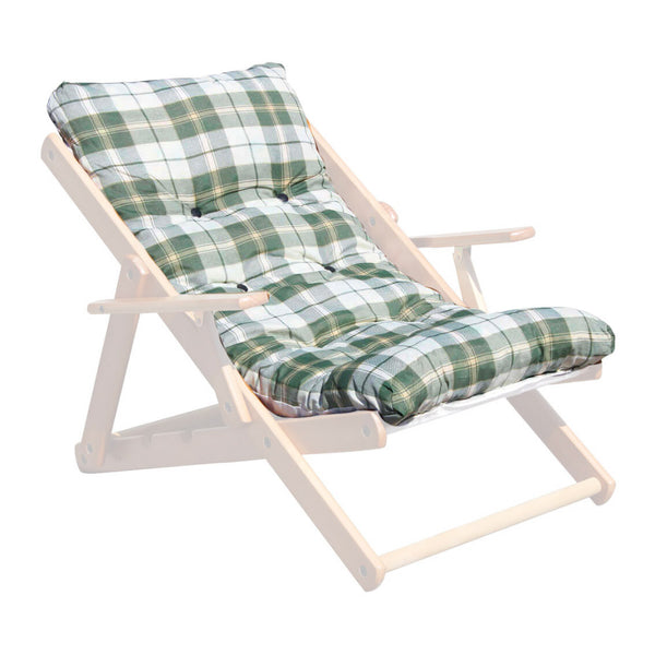 Relax Sesselkissen 56x16x110 h cm aus grüner Baumwolle sconto