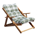 Cuscino per Poltrona Relax 56x16x110h cm in Cotone Verde-2