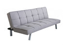 Divano Letto Aaron 178x80x71 cm in Tessuto Grigio-1