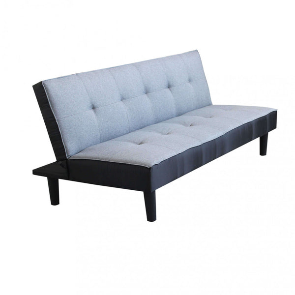 sconto Alvin Schlafsofa 180 x 86 x 78 cm in grauem Stoff