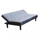 Divano Letto Alvin 180x86x78 cm in Tessuto Grigio-2