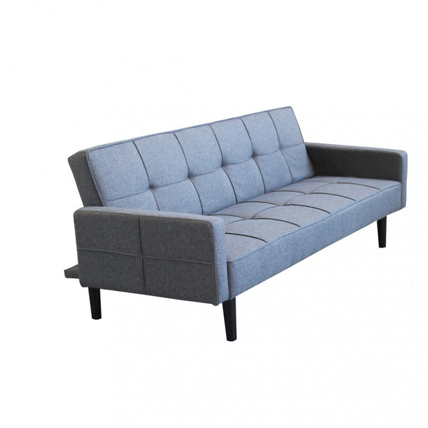 online Anson Schlafsofa 194 x 83 x 74 cm in dunkelgrauem Stoff