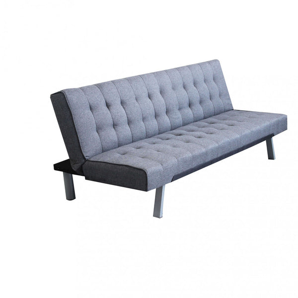 online Barry Schlafsofa 178 x 80 x 71 cm in dunkelgrauem Stoff