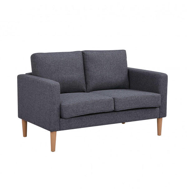 Ramsey 2-Sitzer-Sofa 137 x 73 x 82 h cm in dunkelgrauem Stoff online