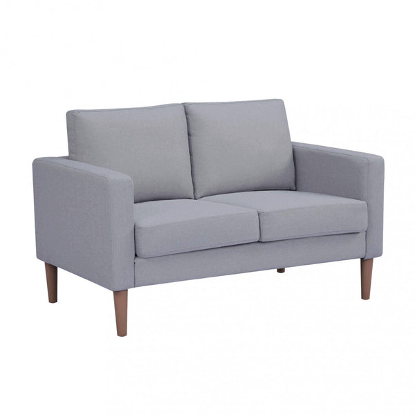 prezzo Ramsey 2-Sitzer-Sofa 137 x 73 x 82 h cm in hellgrauem Stoff