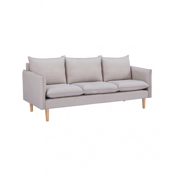 sconto Florin 3-Sitzer-Sofa 188 x 84 x 51 h cm in beigem Stoff