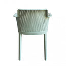 Poltrona Cathy 60x58x76,5 cm  in Polipropilene Verde menta-4