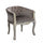 Coreen Sessel in Taupe Velvet 61x61x71 h cm in Taubenholz