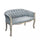 Coleman Sofa 107 x 61 x 70 h cm in grauem Samt