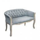 Divano Coleman 107x61x70 h cm in Velluto Grigio-1