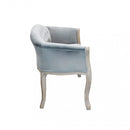 Divano Coleman 107x61x70 h cm in Velluto Grigio-3