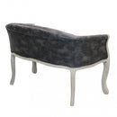 Divano Coleman 107x61x70 h cm in Similpelle Grigio scuro-4