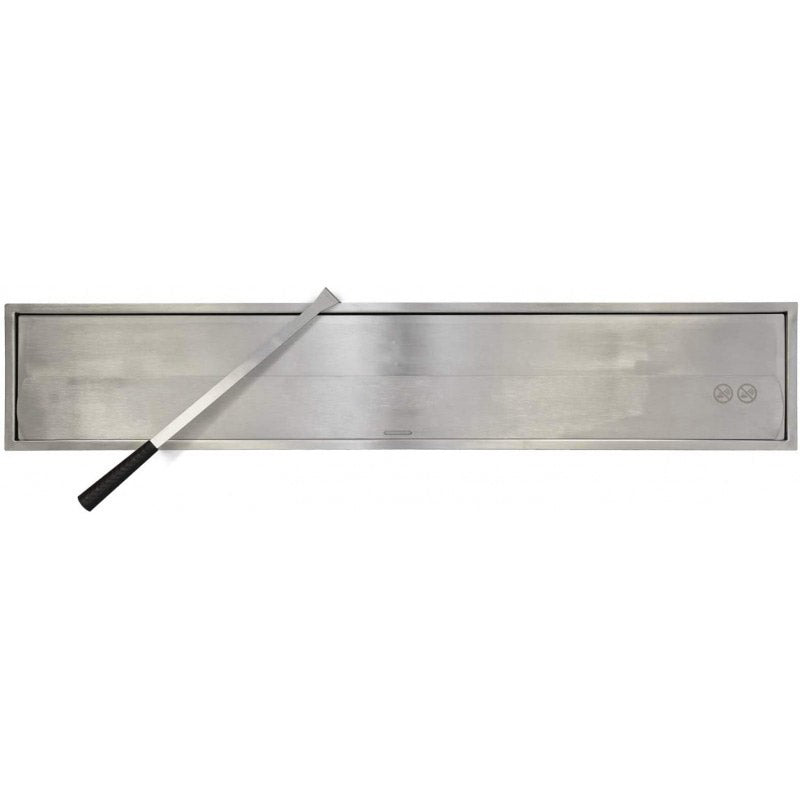 Bruciatore a Bioetanolo per Camini 100x18,7x9,5 cm 8L in Acciaio Inox-3