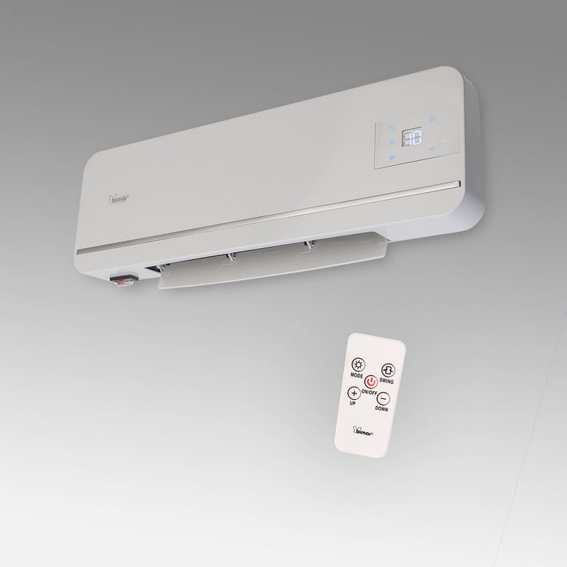 Termoventilatore Caldobagno da Parete Wi-Fi 2000W 56x22x12 cm con Resistenza Ceramica PTC Bimar HP131-2