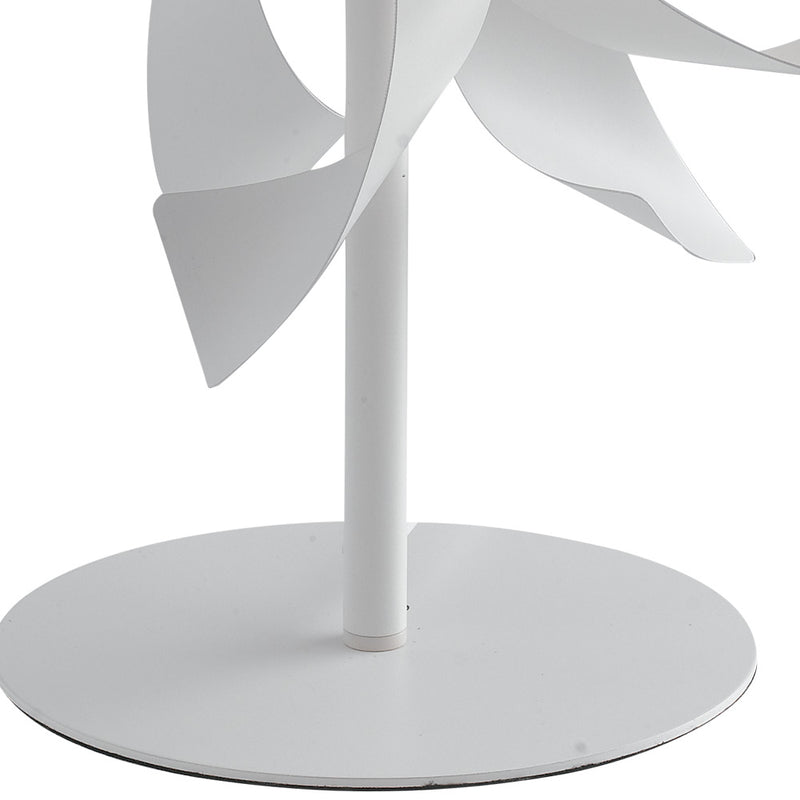 Lumetto Moderno Lampada da Tavolo Bianco Silver Alluminio G9 Ambiente I-BLOOM-L-3