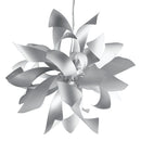 Lampadario sospeso Bianco Silver Alluminio Sospoensione Moderna G9 Ambiente I-BLOOM-S6-1