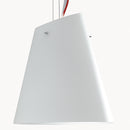 Lampadario a Sospensione Metallo Cromo Vetro Opale Cavo Rosso Moderno E27 Ambiente I-ERMES-S3-3