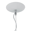 Sospensione decoro Vetro Bianco Alluminio Lampadario Moderno E27 Ambiente I-IMAGINE-S3-2