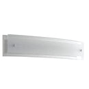 Applique Rettangolare Vetro Decoro Linee Lampada da Parete Led 10 watt Luce Naturale Ambiente I-JOYCE/AP30X9-1