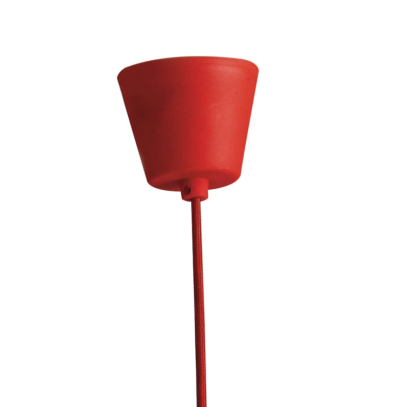 Lampadario Sospensione Silicone Rosso Interno Moderno E27 Ambiente I-LENNON/S1-2