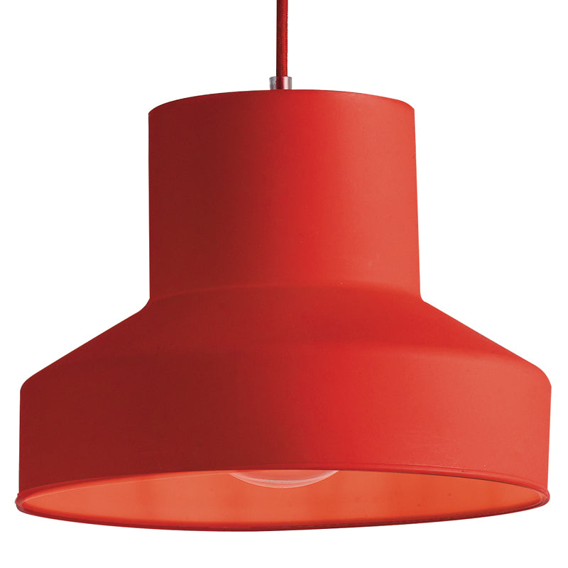 Lampadario Sospensione Silicone Rosso Interno Moderno E27 Ambiente I-LENNON/S1-3