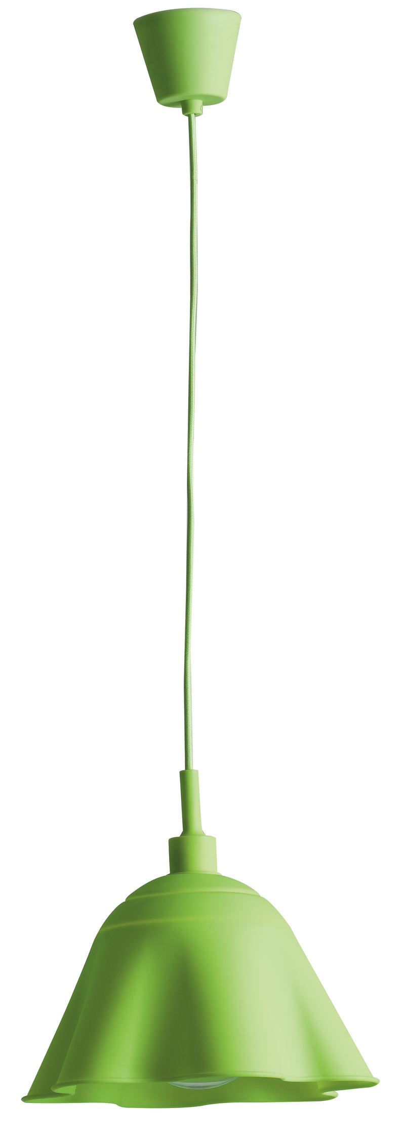 Lampadario Sospensione Silicone Morbido Verde Moderno E27 Ambiente I-MONROE/S1-1