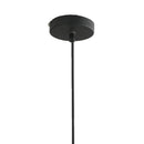 Lampadario a Sospensione Metallo Nero Vetro Rustico Vintage E27 Ambiente I-OPIUM-S1 A-3