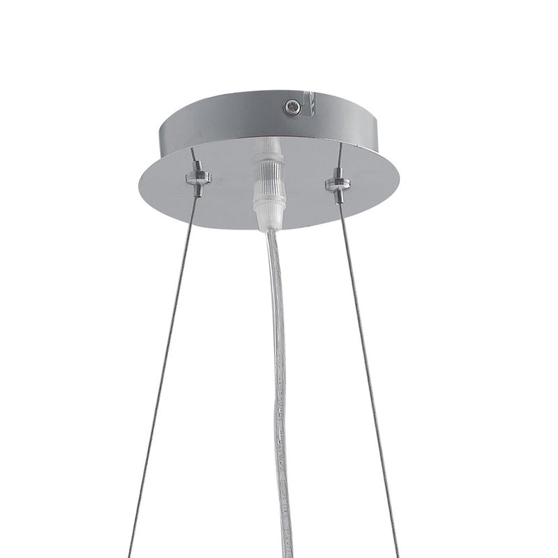 Lampadaro Sospeso Decoro Frecce Vetro Bianco Interno Moderno E27 Ambiente I-SEVENTY/S60-3