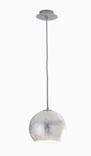 Lampadario a Sospensione Argento Moderno paralume Sferico Vetro E27 Ambiente I-VANITY/S20-1