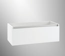 Mobile Bagno Sospeso 100 cm in Legno TFT Ibiza Bianco Opaco-1