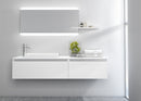 Mobile Bagno Sospeso 170cm TFT Ibiza Bianco Specchio-1