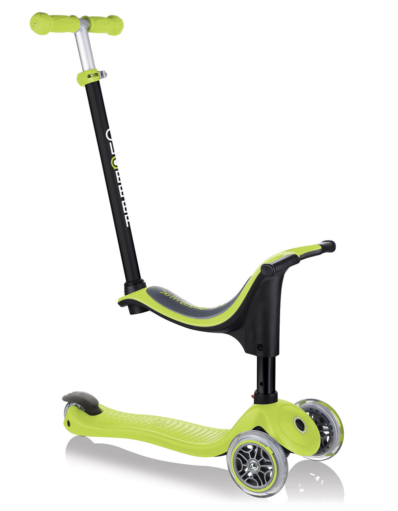 Monopattino Passeggino Triciclo a 3 ruote Evo 4 in 1 Globber Verde-1