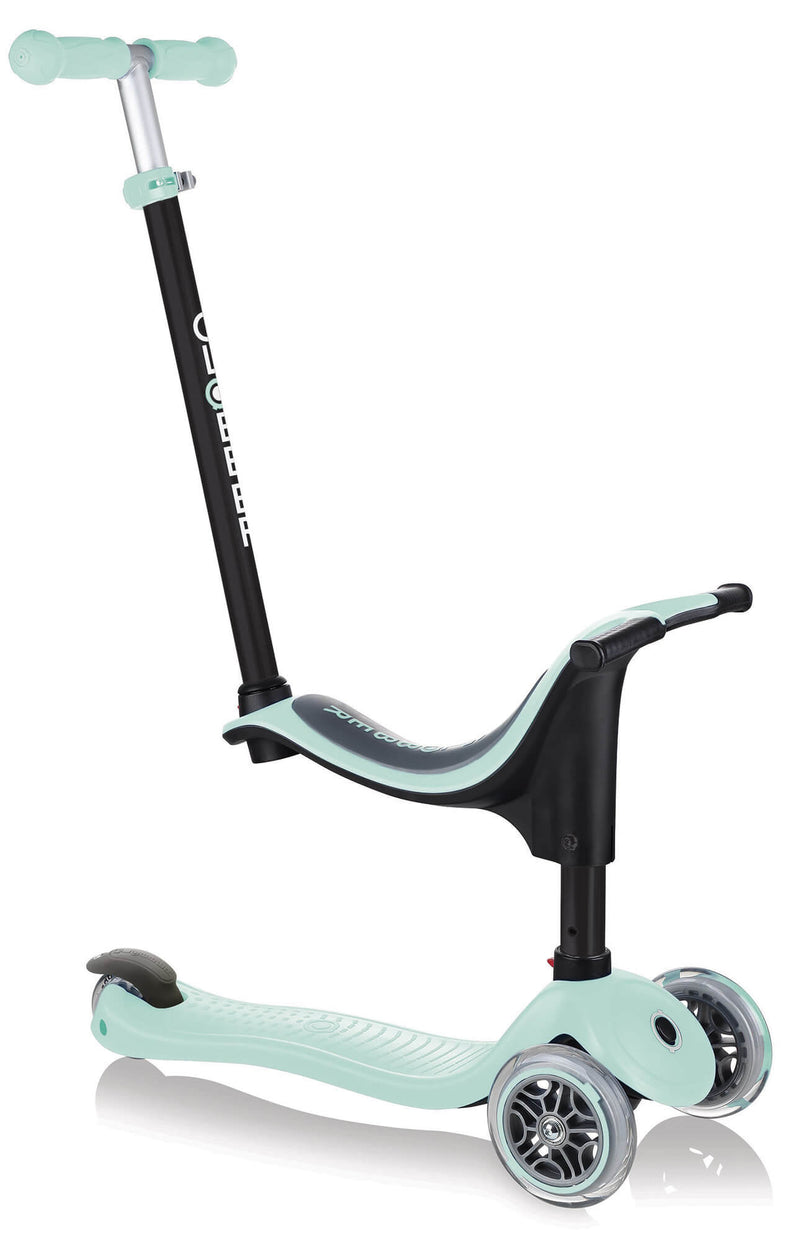 Monopattino Passeggino Triciclo a 3 Ruote Globber Go-UP Sporty Verde-1