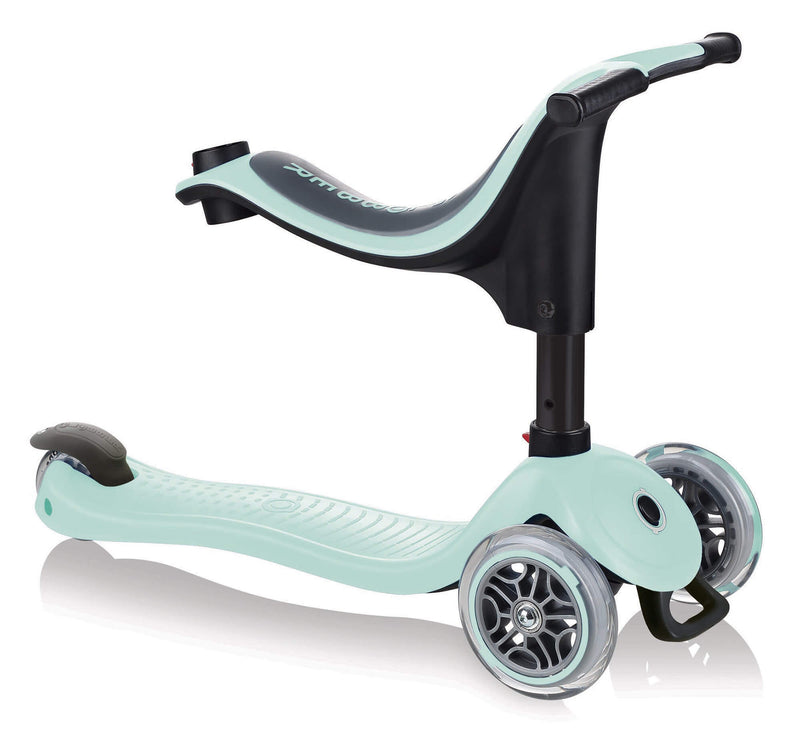 Monopattino Passeggino Triciclo a 3 Ruote Globber Go-UP Sporty Verde-3