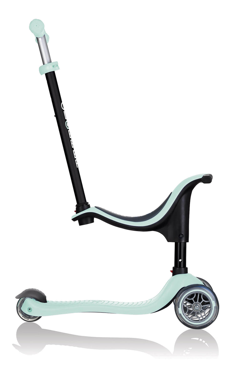 Monopattino Passeggino Triciclo a 3 Ruote Globber Go-UP Sporty Verde-4