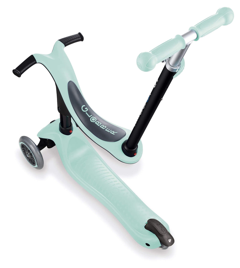 Monopattino Passeggino Triciclo a 3 Ruote Globber Go-UP Sporty Verde-7