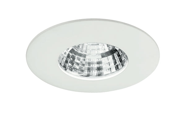 Quadratischer Einbaustrahler aus Gipskarton Weiß Aluminium-Druckguss Led 6 Watt Warmes Licht Intec INC-NADIR-R6C sconto