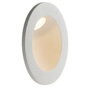 Faretto Bianco Segnapassi Tondo Alluminio Esterno Led 2 watt Luce Calda Intec INC-ONYX-R1-1