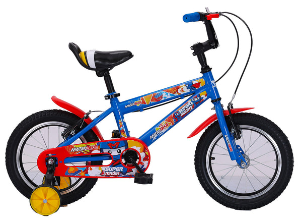 prezzo Bicicletta per Bambino 12" 2 Freni V-Brake Magik-Bike Supermagik Blu e Rossa