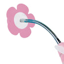 Applique Rosa Fatina paralume Pvc Struttura Metallo Orientabile Lampada per Cameretta E14 Ambiente K-FATINA/AP-2