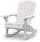 Gartenschaukelsessel 80,5 x 92 x 100,5 cm aus Harz Keter Rocking Adirondack White