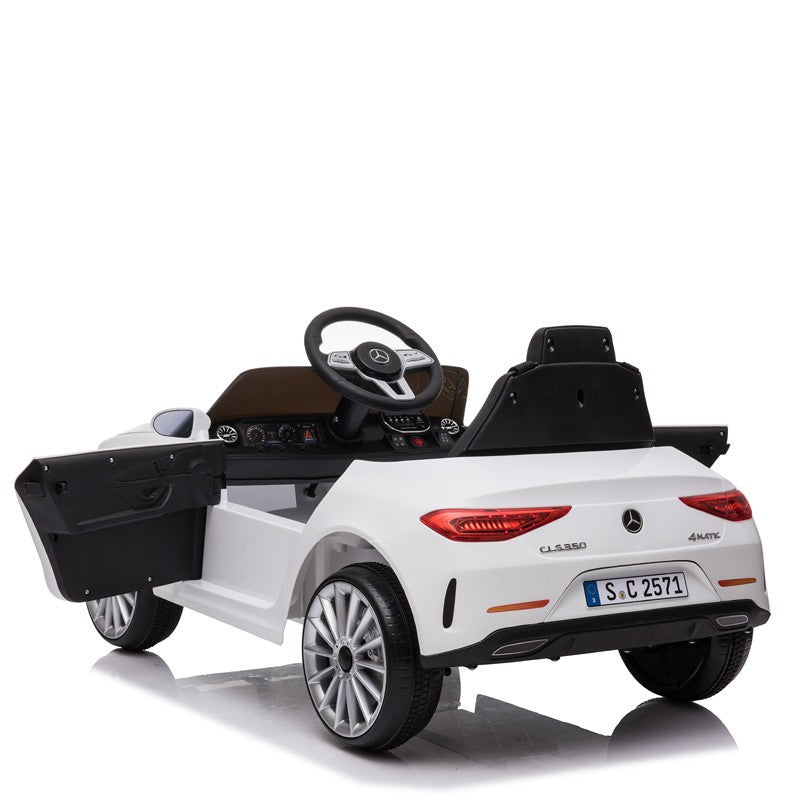 Macchina Elettrica per Bambini 12V Mercedes CLS 350 AMG Bianca-3