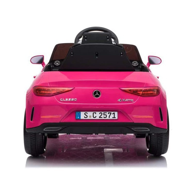 Macchina Elettrica per Bambini 12V Mercedes CLS 350 AMG Rosa-3