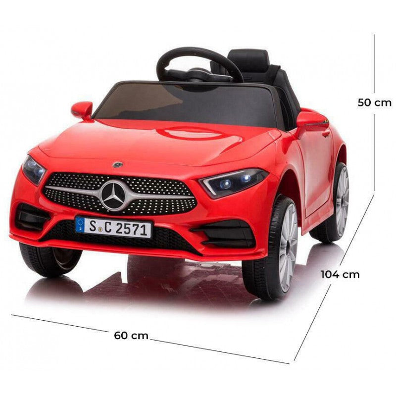 Macchina Elettrica per Bambini 12V Mercedes CLS 350 AMG Rossa-5