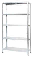 Scaffale in Metallo 5 Ripiani 100x40x187 cm Bianco -1