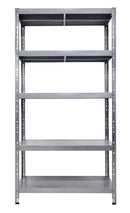 Scaffale in Metallo 5 Ripiani 100x40x195 cm Maciste Zincato-1