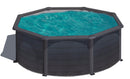 Piscina Rotonda Fuori Terra Ø300xh120 cm in Acciaio e PVC Gre Kea-1