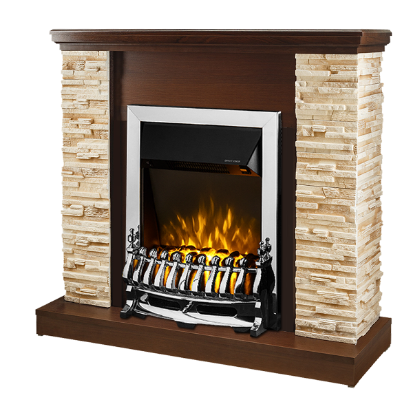 Camino Elettrico da Pavimento 90,3x98x30 cm Effetto Fiamma 2000W Rock & Galileo Silver Noce online